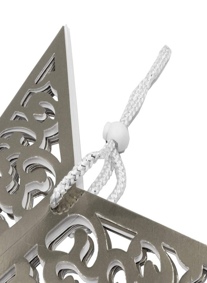 Jades : Star Lantern Foldable 60cm Hollow Out Design (Silver) - Image 3
